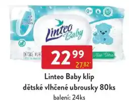 Qanto Linteo Baby klip dětské vlhčené ubrousky nabídka