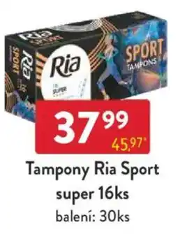 Qanto Tampony Ria Sport super nabídka