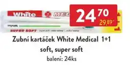 Qanto Zubní kartáček White Medical 1+1 soft, super soft nabídka