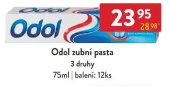 Qanto Odol zubní pasta nabídka