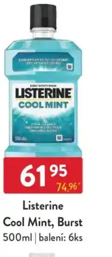 Qanto Listerine Cool Mint, Burst nabídka