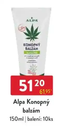 Qanto Alpa Konopný balzám nabídka