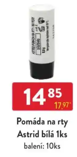 Qanto Pomáda na rty Astrid bílá nabídka