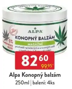 Qanto Alpa Konopný balzám nabídka