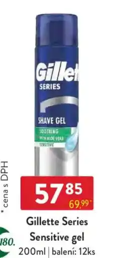 Qanto Gillette Series Sensitive gel nabídka