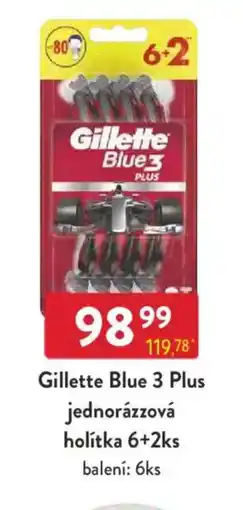 Qanto Gillette Blue 3 Plus jednorázzová holítka nabídka