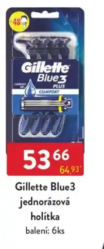 Qanto Gillette Blue3 jednorázová holítka nabídka