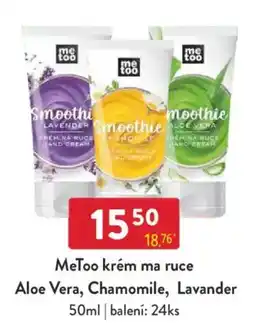 Qanto MeToo krém ma ruce Aloe Vera, Chamomile, Lavander nabídka