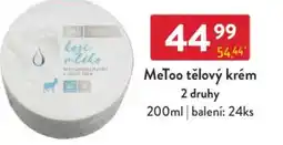 Qanto MeToo tělový krém nabídka