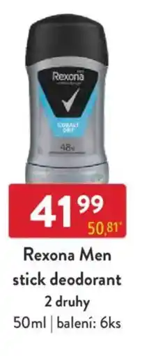 Qanto Rexona Men stick deodorant nabídka