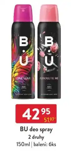 Qanto BU deo spray nabídka