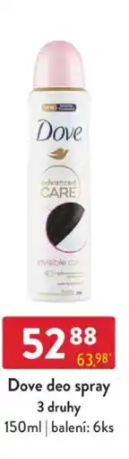 Qanto Dove deo spray nabídka