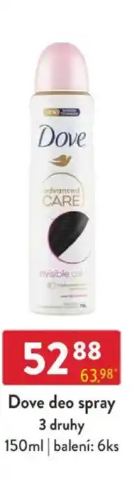 Qanto Dove deo spray nabídka