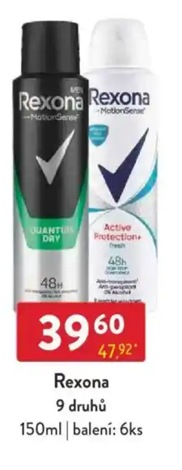 Qanto Rexona nabídka