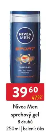 Qanto Nivea Men sprchový gel nabídka