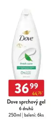 Qanto Dove sprchový gel nabídka