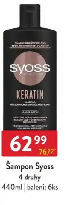 Qanto Šampon Syoss nabídka