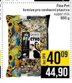 Jip Fine Pet krmivo pro venkovní ptactvo super mix 800 g nabídka