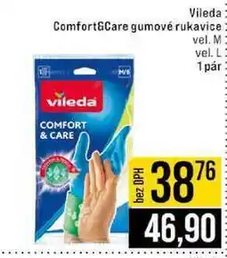 Jip Vileda Comfort & Care gumové rukavice 1 pár nabídka