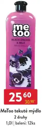 Qanto MeToo tekuté mýdlo nabídka