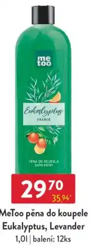 Qanto MeToo pěna do koupele Eukalyptus, Levander nabídka