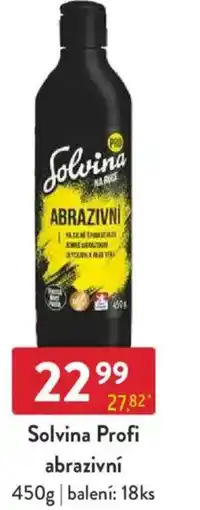Qanto Solvina Profi abrazivní nabídka