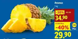 Lidl Ananas, 1 kg nabídka