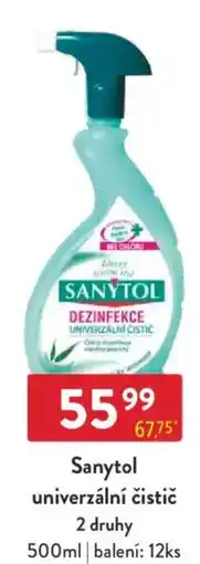 Qanto Sanytol univerzální čistič nabídka