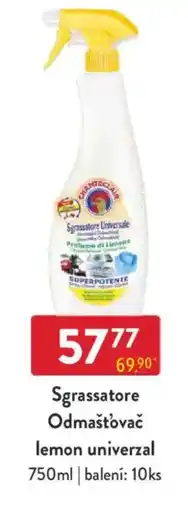 Qanto Sgrassatore Odmašťovač lemon univerzal nabídka