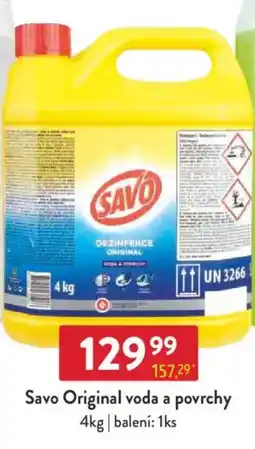 Qanto Savo Original voda a povrchy nabídka