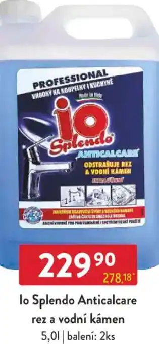 Qanto lo Splendo Anticalcare rez a vodní kámen nabídka