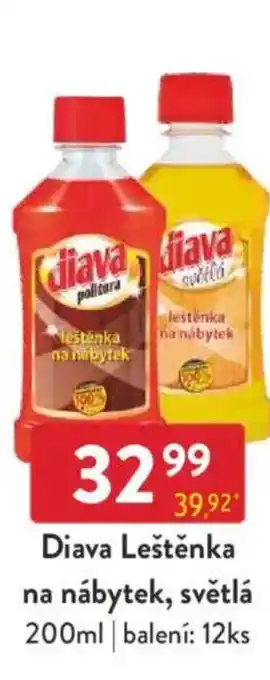 Qanto Diava Leštěnka na nábytek, světlá nabídka