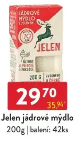 Qanto Jelen jádrové mýdlo nabídka