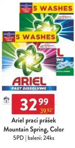 Qanto Ariel prací prášek Mountain Spring, Color nabídka