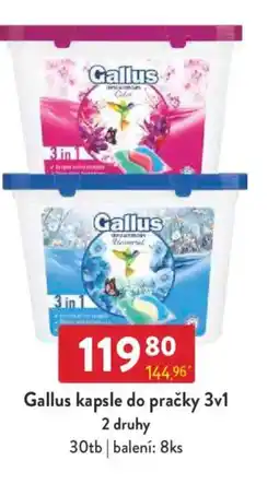Qanto Gallus kapsle do pračky 3v1 nabídka