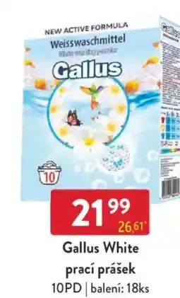 Qanto Gallus White prací prášek nabídka