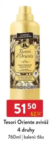 Qanto Tesori Oriente aviváž nabídka