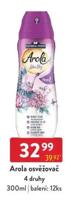 Qanto Arola osvěžovač nabídka