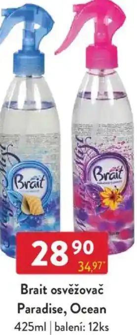 Qanto Brait osvěžovač Paradise, Ocean nabídka