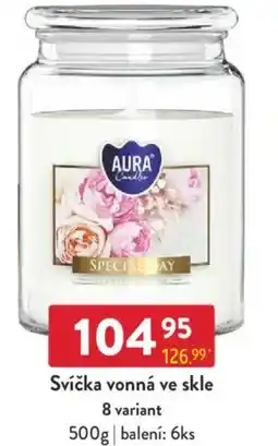 Qanto Svíčka vonná ve skle 8 variant nabídka