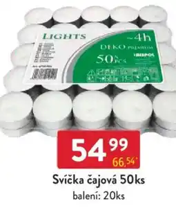 Qanto Svíčka čajová nabídka