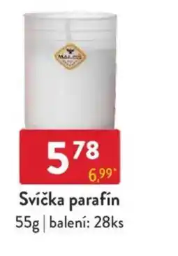 Qanto Svíčka parafín nabídka