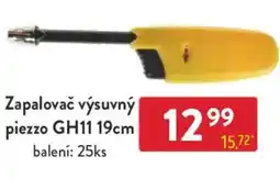 Qanto Zapalovač výsuvný piezzo GH11 19cm nabídka
