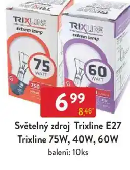 Qanto Světelný zdroj Trixline E27 Trixline 75W, 40W, 60W nabídka