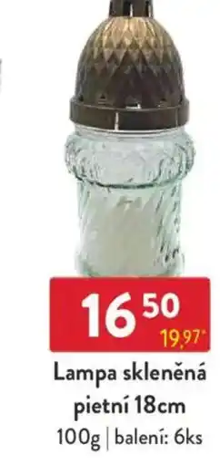Qanto Lampa skleněná pietní 18cm nabídka