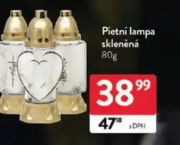 Qanto Pietní lampa skleněná nabídka