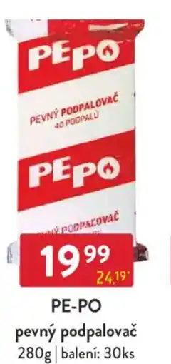 Qanto PE-PO pevný podpalovač nabídka