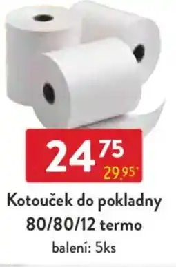 Qanto Kotouček do pokladny 80/80/12 termo nabídka