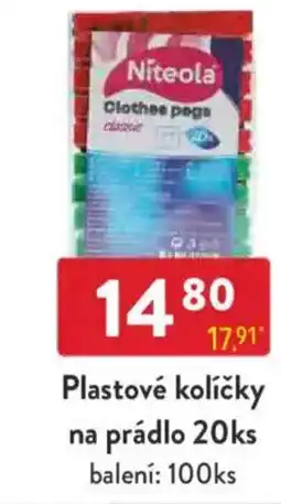 Qanto Niteola Plastové kolíčky na prádlo nabídka