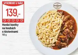 Globus Hovězí kostky na houbách s těstovinami nabídka